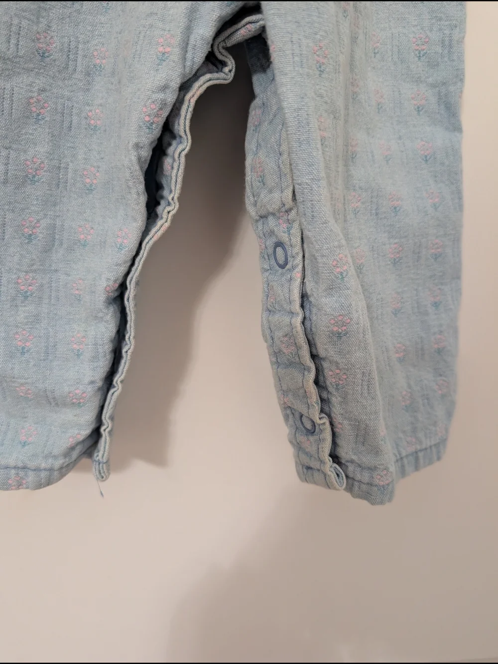 Vintage OshKosh B'gosh‎ Light Wash Overalls With Matching Jacket 6-9m